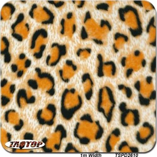 0.9m*11m TSD2610 Yellow Leopard Patterns Water Transfer Printing Hydro Graphics Film Hydro Printing Film