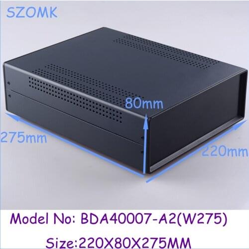 1pcs)80x220x275mm industrial case electronics enclosure diy iron box for electronics box enclosures electronic metal box