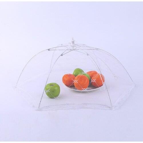 1PC Household Food Umbrella Cover Picnic Food Cover Anti Fly Mosquito Meal Cover Table Home Using Food Cover Kitchen Gadgets