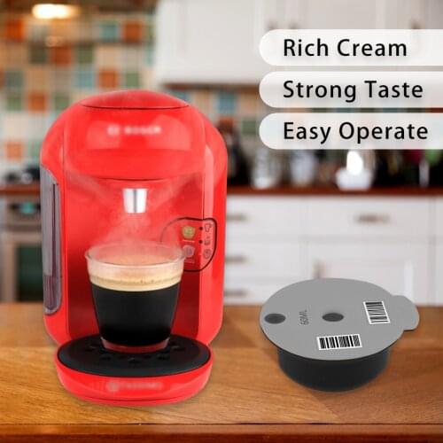 60 / 180ml grey coffee capsule cup for bosch-s tassimo reusable plastic basket pod coffee machine household kitchen gadget