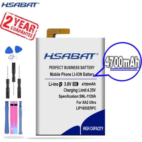 New Arrival [ HSABAT ] 4700mAh LIP1653ERPC Replacement Battery for Sony Xperia XA2 Ultra G3421 G3412 XA1 Plus Dual H4213