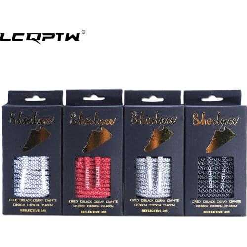 3M Reflective Shoelace Oval Rope Laces Athletic KIDS Bootlace Highlight Sneakers Safety Running Shoestrings Dropshipping