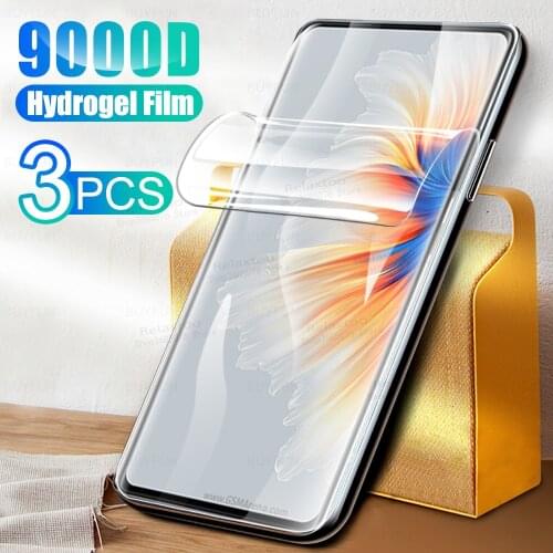 3pcs Hydrogel Film Screen Protector For Xiaomi mix 4 xiomi xaomi x4 xiaomix4 mi x 4 safty film cover not tempered glass 6.67inch