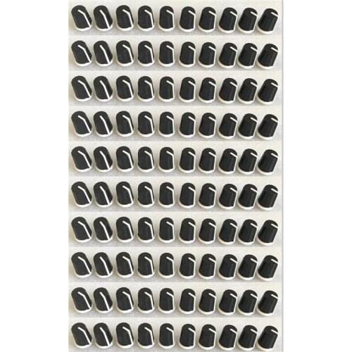100pcs for pioneer DDJ-RR SB2 Mixer EQ Knob Cap / 180 Degree Potentiometer Rubber Knob Cap / Audio Volume Switch Knob