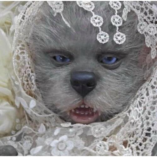 NPK 18inch Reborn Doll Kit Lula Kane The Hybrid Fairy Elf unfinished Doll Parts