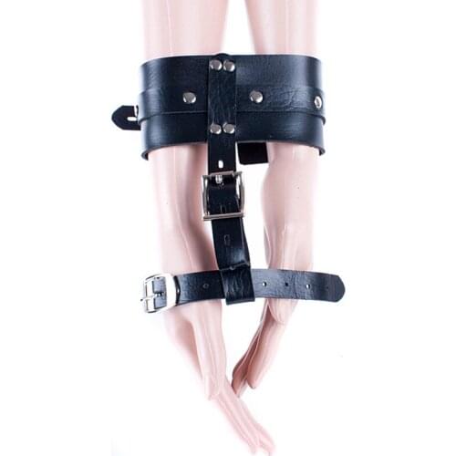 Soft PU Leather Wrist Finger Bondage Binder Adult Games Sex Slave Fetish Bondage Restraints Sex Game Bdsm Sex Toys for Couples