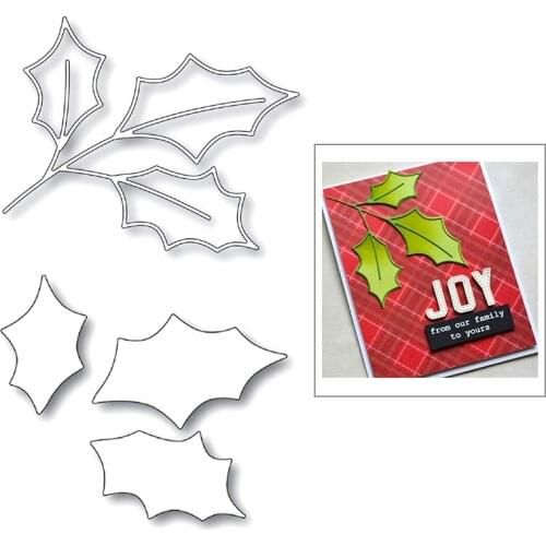 2020 New Mothers Day Plant Leaf Layered Metal Cutting Dies For DIY Cut Paper Craft Making Greeting Card Scrapbooking no stamps