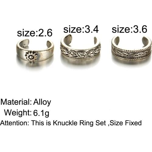 OMYLAISGE Women's Silver Rings