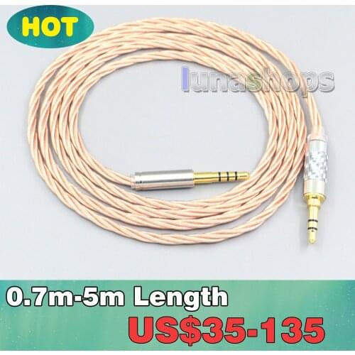 Silver Plated OCC Shielding Coaxial Earphone Cable For Denon AH-mm400 AH-mm300 AH-mm200 Beats solo2 solo3 SHP9500 LN007149