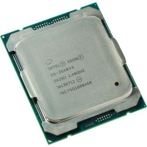 INTEL XEON 10 CORE PROCESSOR E5-2640V4 2.4GHZ 25MB SMART CACHE 8 GT/S QPI TDP 90W CPU for SERVER
