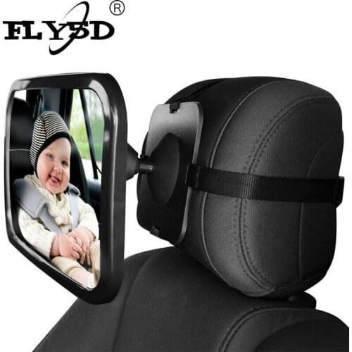 360-DEGRE Adjustable Car Rear Seat View Mirror Baby/Child Seat Car Safety Mirror Monitor Headrest High Quality Car Accessories