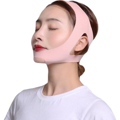 No Trace Anti Snore Stop Snoring Chin Strap Belt Anti Apnea Jaw Solution Sleep Support Apnea Belt Sleeping Care Tool Face Lift