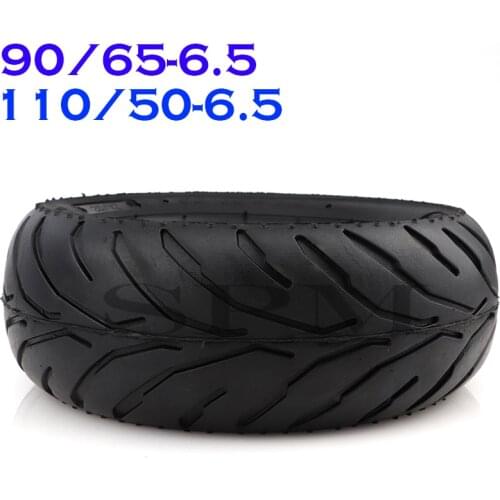 With inner tube 90/65-6.5 Front Tire 110/50-6.5 Rear Tyre Inner Tube Bent Valve Fits 49cc Mini Dirt Bike E Scooter Mini Motor