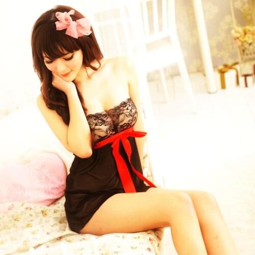 Sexy lcase mini Lingerie Women Black Perspective Porn off sleeve Teddy Underwear Lenceria Sexy Costumes Erotic Lingerie Bobydoll