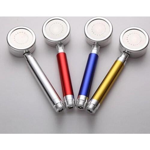 Detachable Handheld Shower Head Aluminum Rainfall Bath Shower Jets High Pressure Water Saving Shower Head Bathroom Accessories