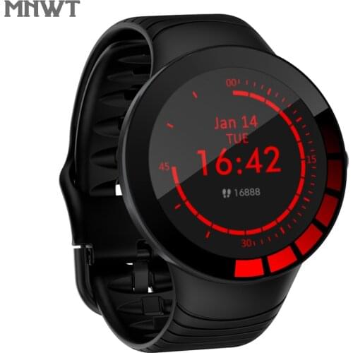MNWT Smart Watch Men Sports Full Screen Touch E3 1.28 inch Big Round Screen Heart Rate Blood Pressure IP68 Waterproof Watches