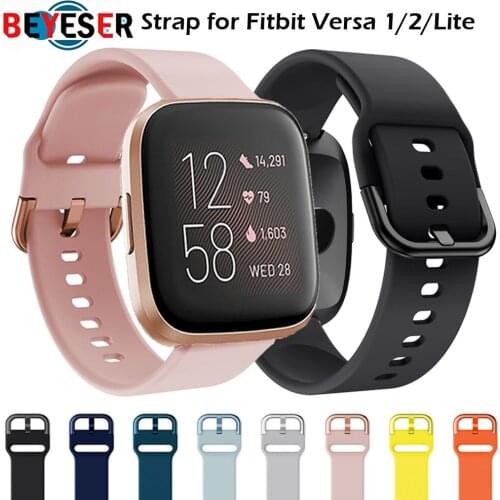 Replacement Band For Fitbit Versa/Versa 2/Versa Lite Soft Silicone Waterproof Wrist Accessories Watch Strap For Fitbit Versa 2