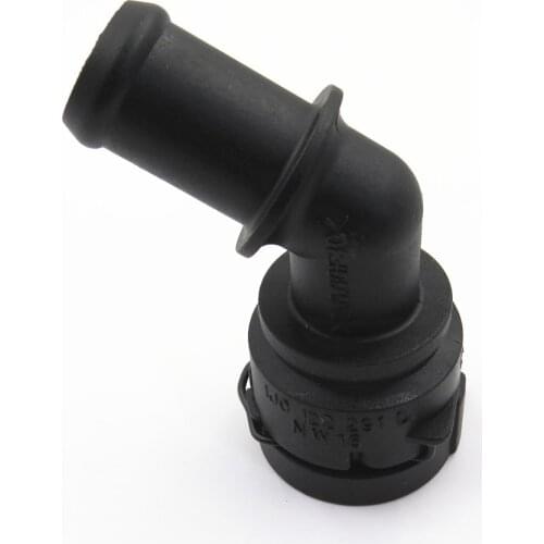 1J0122291D Water Tank Cooling Coolant Hose Connector For VW Bora Passat B6 B7 Beetle Golf Jetta Phaeton Seat Toledo Leon TT