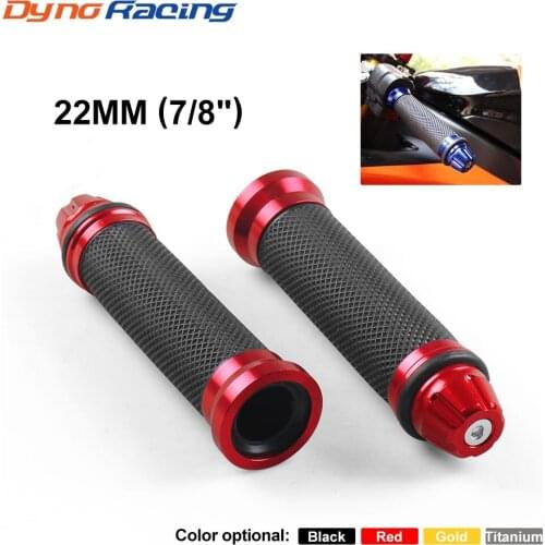 7/8" 22mm Universal Handle Bar Hand Grips Fit For Honda For Suzuki For Yamaha For Kawasaki Motorcycle 2Pcs/Set