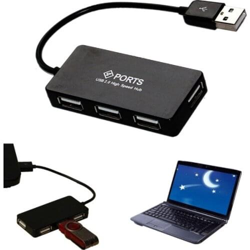 USB Splitter Extended 4-port splitter USB HUB 2.0 Hi-Speed USB Converter Hub