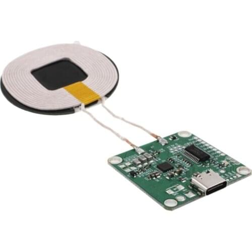 20W High Power 5V -13.5V Fast Charge Wireless Charger Transmitter Module Type- C USB + Coil Qi Universal Mobile Phone