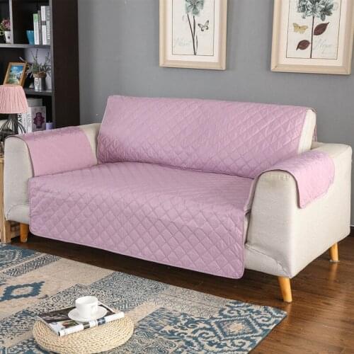 Household Couch Protector Cover One-piece Pure Color Sofa Covers Single/Double/Three Living Room Sectional Slipcover