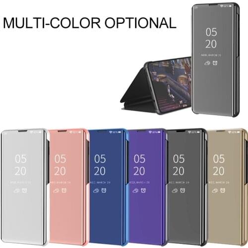 Mirror Luxury Flip Phone Case For Xiaomi Redmi Note 8 Note 7 Pro Redmi 6 Standing Leather Case For Redmi 7 6A Note 6 Pro