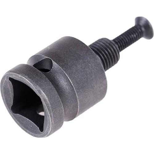 1pc Grey 1/2'' Drill Chuck Adaptor 33*24mm For Impact Wrench Conversion 1/2-20UNF High Hardness Drill Bit Tools