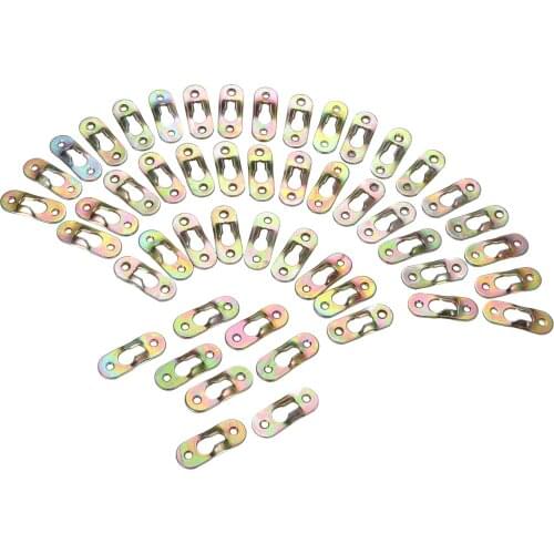 50Pcs Frame Hooks Multicolor Iron Picture Hangers Oil Painting Gourd Style Cabinet Mirror Hangers Fastener