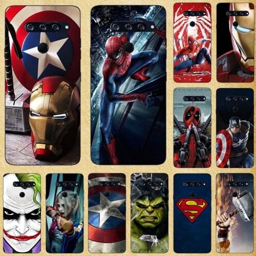 Super Hero Phone Case Cover For LG K50 K50s K40 K40S K30 K20 Q60 2019 2018 G8 G8S ThinQ 5G Back Cover For LG W30 W10 Case Shell