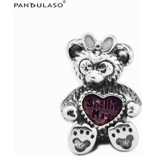 DIY Beads For Jewelry Making Duffy & Shellie May Bear Bead Woman Beads For Original 925 Silver Bracelets Christmas Gift