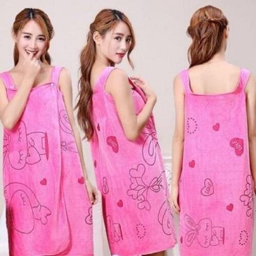 Womens Quick-drying Magic Wearable Variety Bath Towel Spa Bathrobe Sexy Microfiber Anti-lighting Seaside Beach Towel