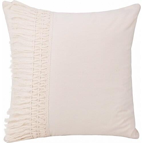 HYTHILLOW Cotton Tassels Throw Pillow Covers / Boho Cushion Cover handmade bedding pillowcase sofa cushion christmas pillow