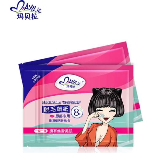 Best Lip Hair Removal Wax Paper Beeswax for Women Only Beard Lip Hair Removal Facial Face Gadgets Hair Removal Cream