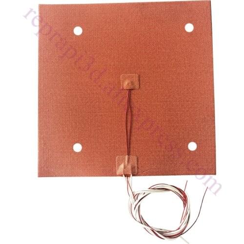 USA Material! Ender-4 Flexible 235x235mm Silicone Heater 12V 24V 220V 110V Heated Bed Build Plate F/ Creality Ender 4 3D Printer