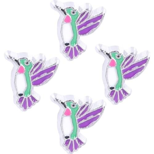 20Pcs/lot Cute Bird And Peace Dove Floating Locket Charms Finding Memory Glass Locke Gift Jewelry Wholesale