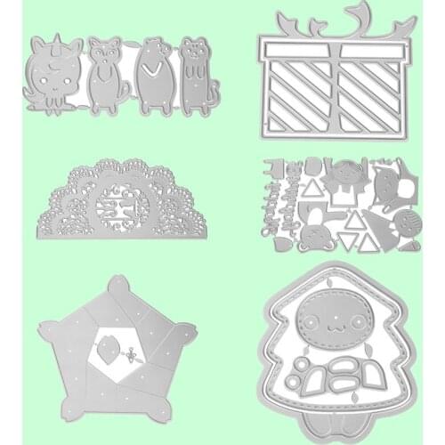 Unicorn Lace Edge Border Metal Cutting Dies Stencils For DIY Scrapbooking Decoration Embossing Supplier Handcraft Die Cut 2019