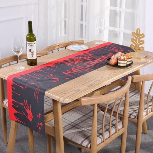 2021 New Halloween Decorations Table Runner Decoration Scene Atmosphere Layout Table Decoration And Accessory
