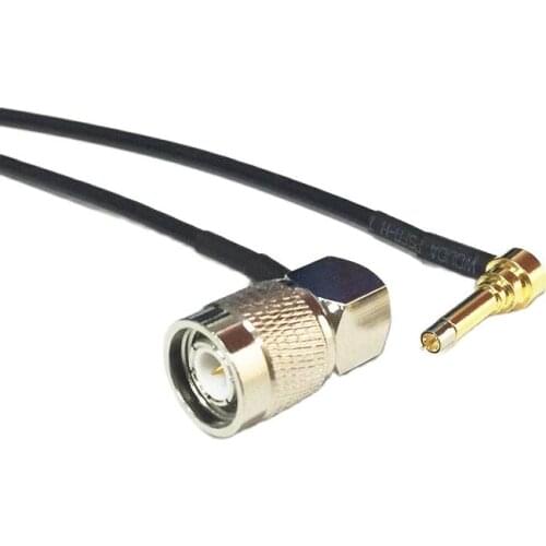 New TNC Male Plug Right Angle Switch MS156 Right Angle pigtail cable RG174 Wholesale 20CM 8" for HUAWEI modem