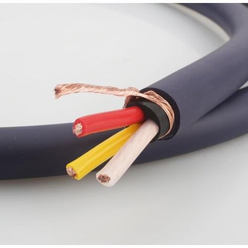HI-End 3TS762 Power Supply Cable DIY Bulk Power cable Per Meter HIFI Mains Power Cord