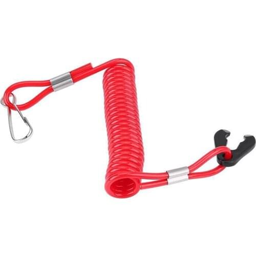 Motor Engine Switch Lanyard Kill Stop Outboard Clip Key Waterproof 160cm