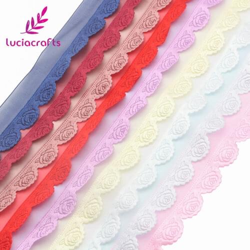 SALE 2yards/8yards/lot 36mm Embroidered Trim Ribbon Yarns Net Lace Craft Accessories P0704