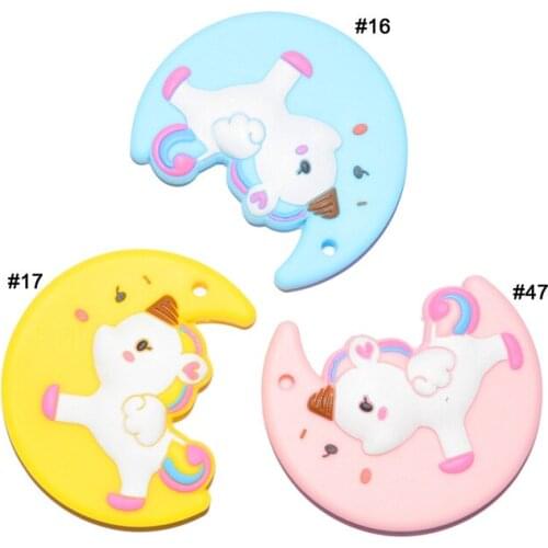 Silicone Baby Teether BPA Free Animal Teething Pendant Jewelry Beads Newborn Teething Toys Nursing Material Babies Reborn Gifts