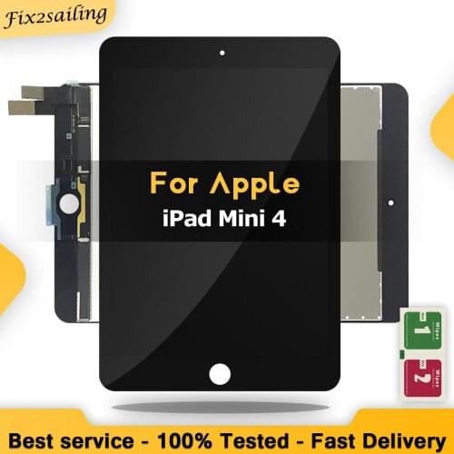 For iPad Mini 4 A1538 A1550 OEM New LCD Display Touch Screen Panel Assembly Replacement LCD Digitzer EMC 2815 EMC 2824