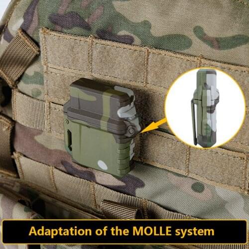 Tactical Lighter Shell Storage Case Lighter Container Organizer Holder For Zippo Inner Tank Outdoor Camping Survival Tool W1