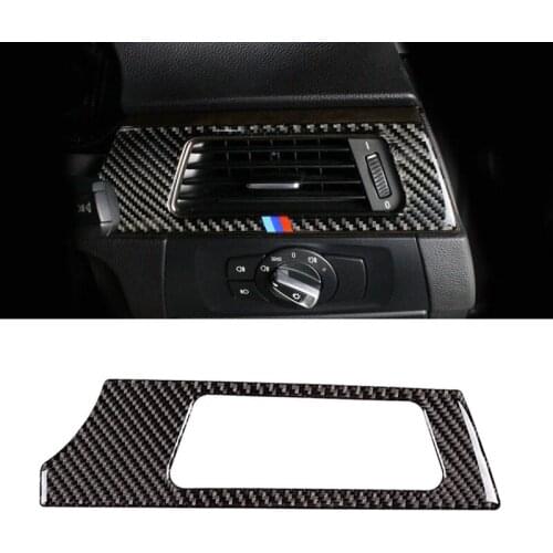 Only RHD For BMW 3 Series E90 E92 E93 2005 - 2011 2012 Carbon Fiber Interior Driver Side Air Conditioner Outlet Vent Cover Trim