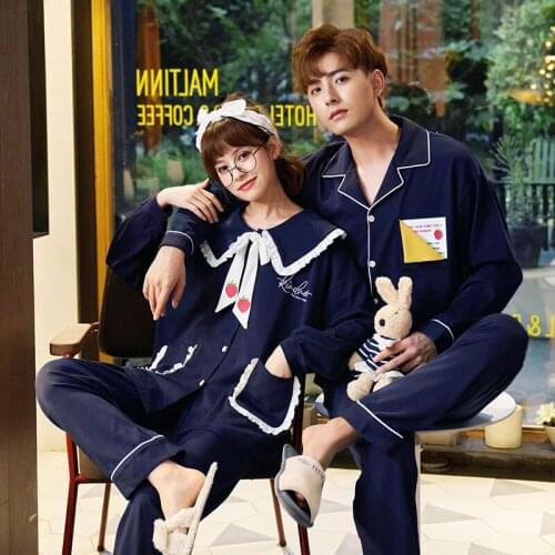 Womens Spring And Autumn Cotton Full Sleeve Plus Size Sweet And Lovely Student Males Or Females Homewear Suit