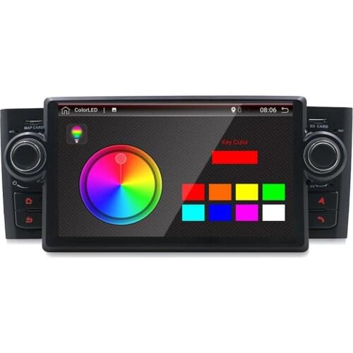 7" 2 Din Car Radio Android 9.0 For Fiat Linea 2006- Car Multimedia Player PX6 Audio 8 Core Stereo 4+64G Canbus