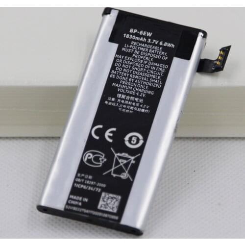 BP-6EW 1830mAh Mobile Phone Battery For Nokia Lumia 900 Eloko Ace Hydra Lumia900 Li-polymer Batteries with tools adhesive