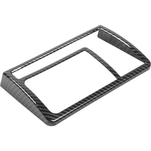 For 2009-2014 Ford F150 ABS Carbon Fiber Center Console AUX Control Panel Cover Trim Frame Sticker Car Accessories